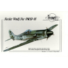 Planet Model PLT173 Focke Wulf Fw 190 D-11 full resine kit 1/72 PROMOTION