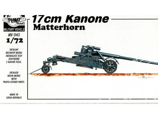 Planet model Maquettes mv043 17cm Kanone Matterhorn full resine kit 1/72 PROMOTION