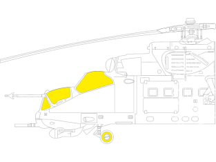 Eduard Express Mask EX895 Mi-35M Zvezda 1/48