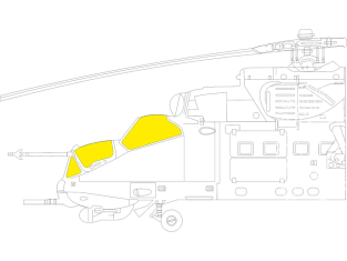 Eduard Express Mask EX896 Mi-35M TFace Zvezda 1/48