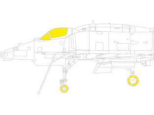 Eduard Express Mask CX632 A-4M Hobby Boss 1/72