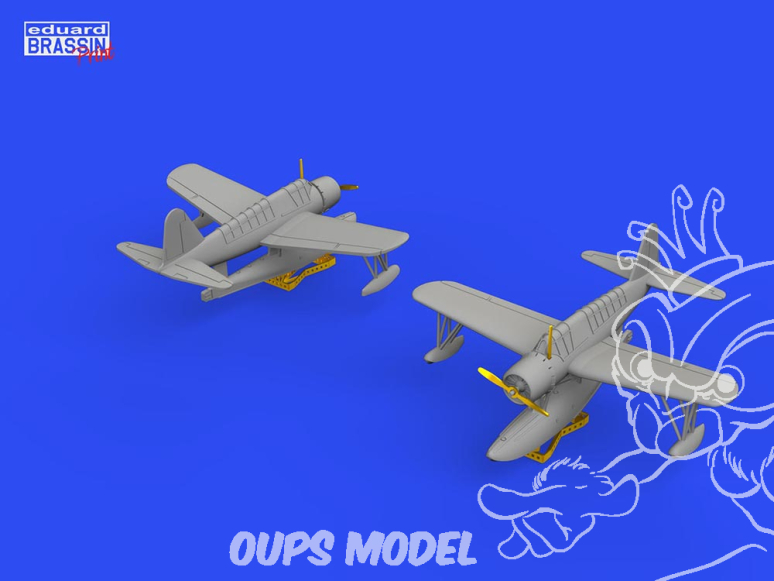 Eduard kit d'amelioration brassin Print 653009 OS2U-3 Kingfisher 1/350OS2U-3 Kingfisher 1/32