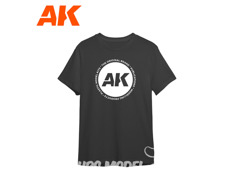Ak Interactive T-Shirt AK9241 T-Shirt AK OFFICIAL GREY taille S