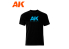 Ak Interactive T-Shirt AK9214 AK MUSEUM OFFICIAL BLACK T-SHIRT taille M