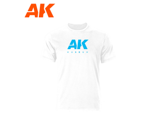 Ak Interactive T-Shirt AK9218 AK MUSEUM OFFICIAL WHITE T-SHIRT taille M