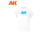 Ak Interactive T-Shirt AK9221 AK MUSEUM OFFICIAL WHITE T-SHIRT taille XXL