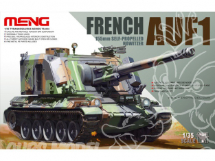 Meng maquette militaire TS-004 CANON AUTOMOTEUR AUF.1 155mm GCT Armée Française 2002 1/35