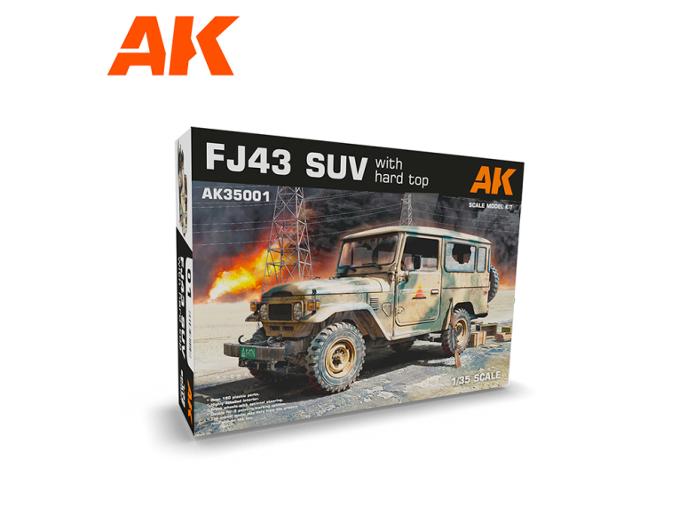 AK interactive ak35501 FJ43 SUV avec HARD TOP 1/35