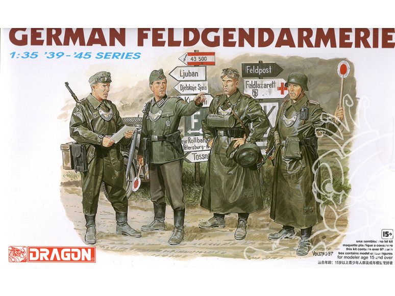 Dragon maquette militaire 6061 Feldgendarmerie Allemande 1/35