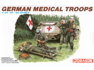 Dragon maquette militaire 6074 Troupe médicale Allemande 1/35
