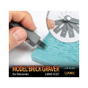 Liang Model outillage 0227 Outil à graver les briques pour dioramas 1/35