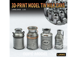 Liang Model accessoires 0439 Bidons de lait 1/35