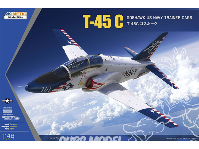 Kinetic maquette avion K48094 T-45C Goshawk US Navy Trainer Gags 1/48