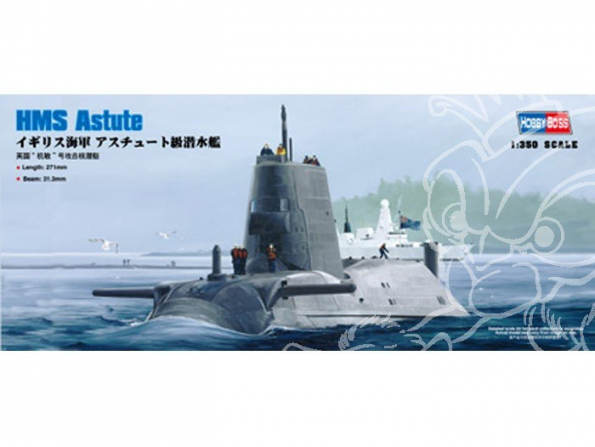 HOBBY BOSS maquette bateau 83509 HMS ASTUTE 1/350