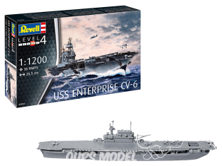 revell maquette bateau 05824 USS Enterprise CV-6 1/1200