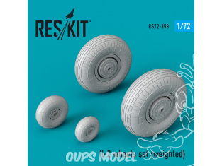 ResKit kit d'amelioration avion RS32-0358 Ensemble de roues pour Il-2 weighted 1/32