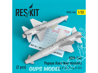 ResKit kit RS32-0146 Missiles Popeye Have Nap 2 pièces 1/32