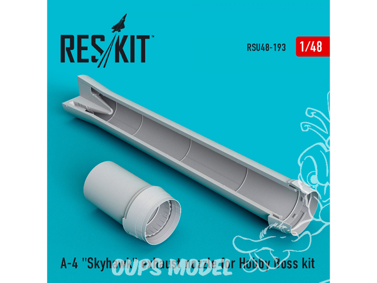 ResKit kit d'amelioration Avion RSU48-0193 Tuyère A-4 (E,F,K,L,M) "Skyhawk" pour kit Hobby Boss 1/48