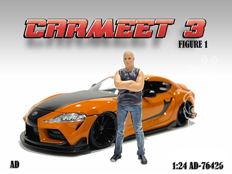 American Diorama figurine AD-76426 Car Meet 3 - Figurine I 1/24