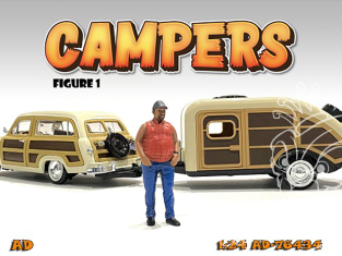 American Diorama figurine AD-76434 Campeurs - Figurine I 1/24