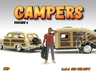 American Diorama figurine AD-76437 Campeurs - Figurine IV 1/24