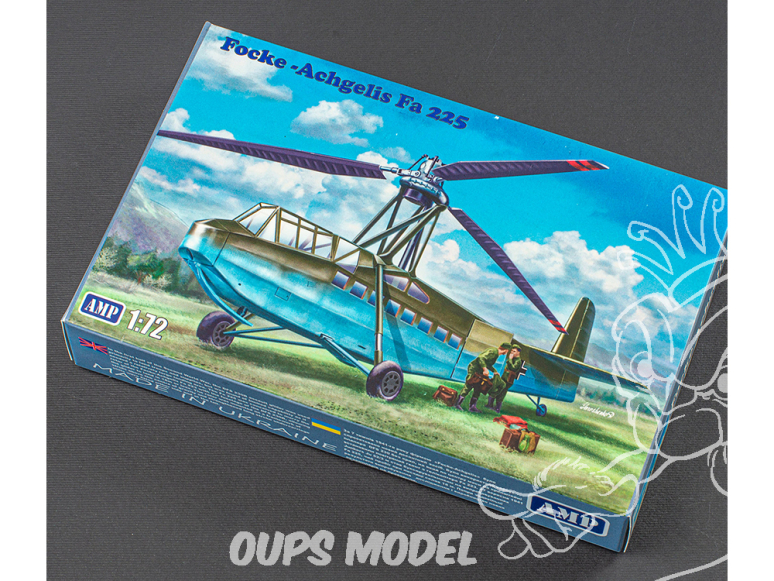 AMP maquette helico 72001 Focke Angelis Fa-225 1/72