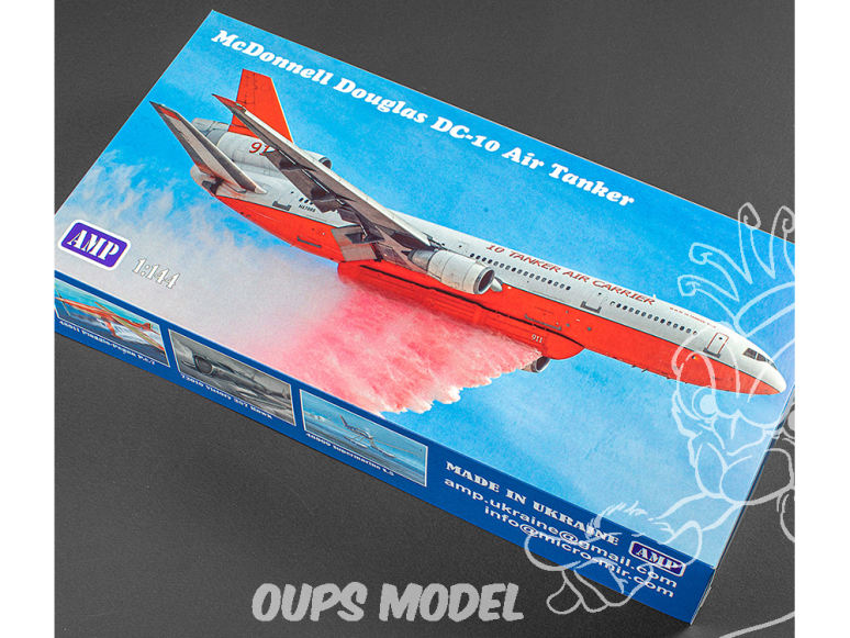 AMP maquette avion 14005 McDonnell Douglas DC-10 Air Tanker 1/144