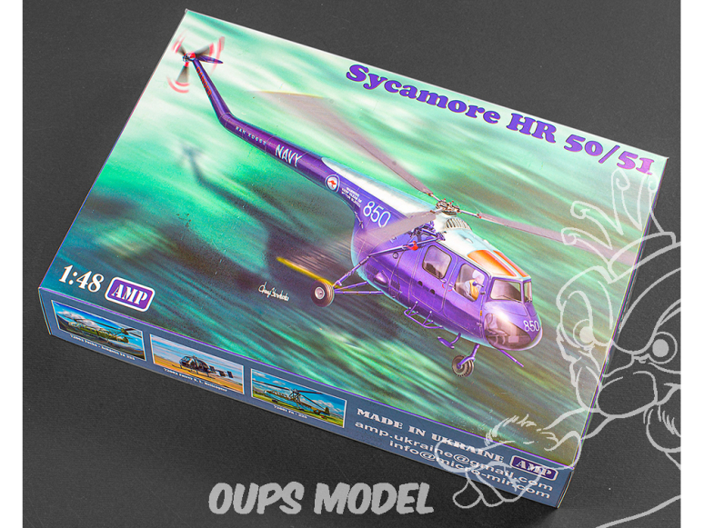 AMP maquette hélico 48006 Bristol Sycamore HR 50/51 Australian 1/48