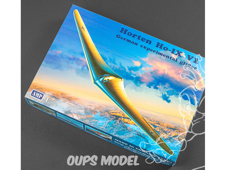 AMP maquette avion 72007 Horten Ho-IX V1 1/72