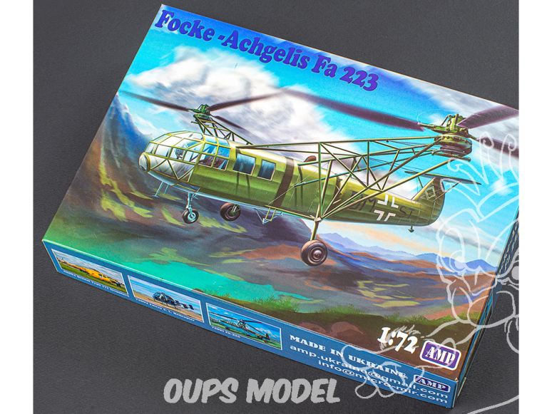 AMP maquette helico 72003 Focke Angelis Fa-223 1/72