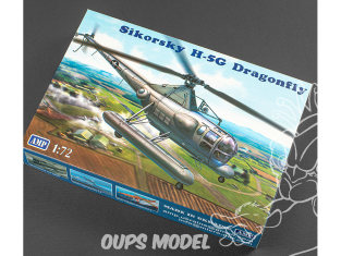 AMP maquette helico 72008 Sikorsky S-51 H-5H 1/72