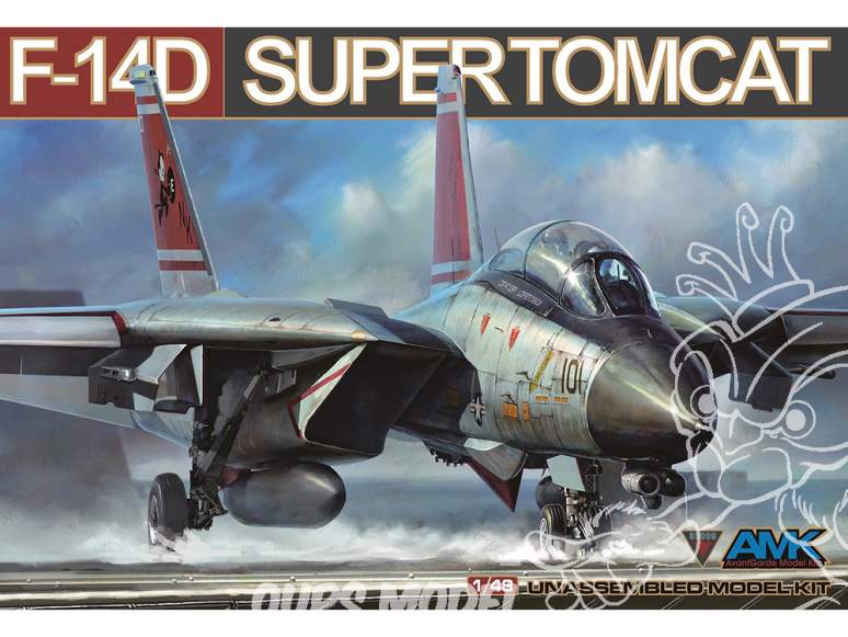 AMK maquette avion 88009 F-14D Super Tomcat 1/48