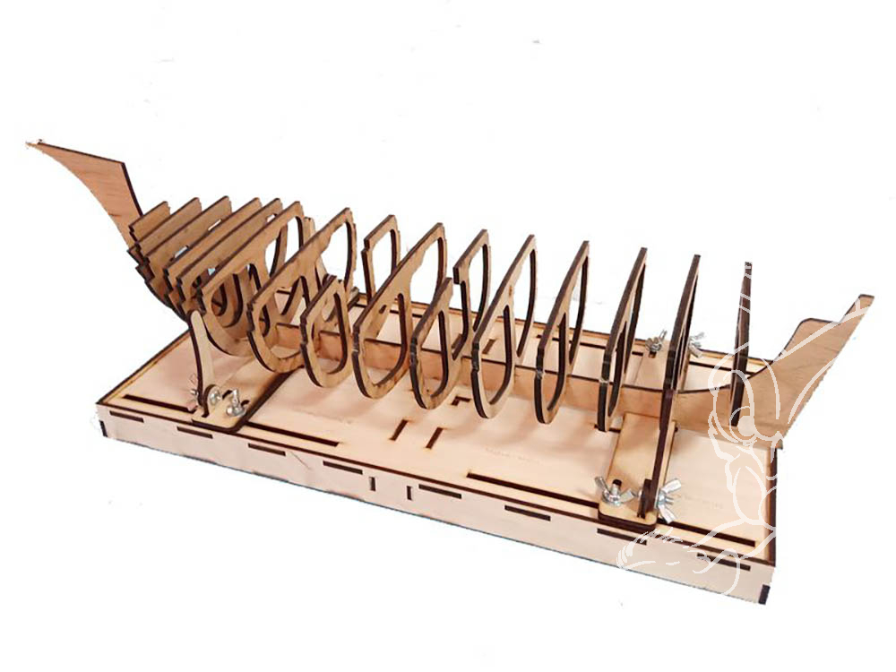 Accessoire pour maquette en bois : Support de construction de