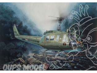 ITALERI maquette hélicoptère 0849 Bell UH-1D Iroquois 1/48