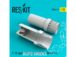 ResKit kit d'amelioration avion RSU32-0065 Buses d'échappement ouvertes F-15 pour kit Revell 1/32