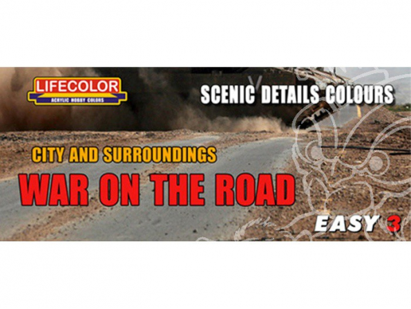LIFECOLOR peinture MS09 Easy 3 War on the Road
