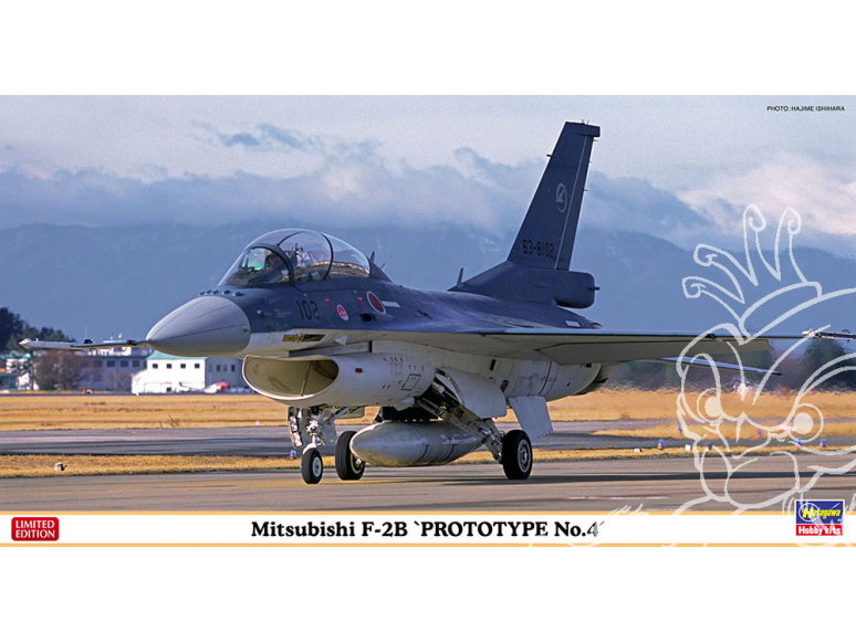 Hasegawa maquette avion 07509 Mitsubishi F-2B "Prototype 4" 1/48