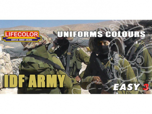 LIFECOLOR peinture MS10 Easy 3 IDF ARMY