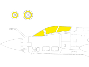 Eduard Express Mask EX906 Buccaneer S.2C/D Airfix 1/48