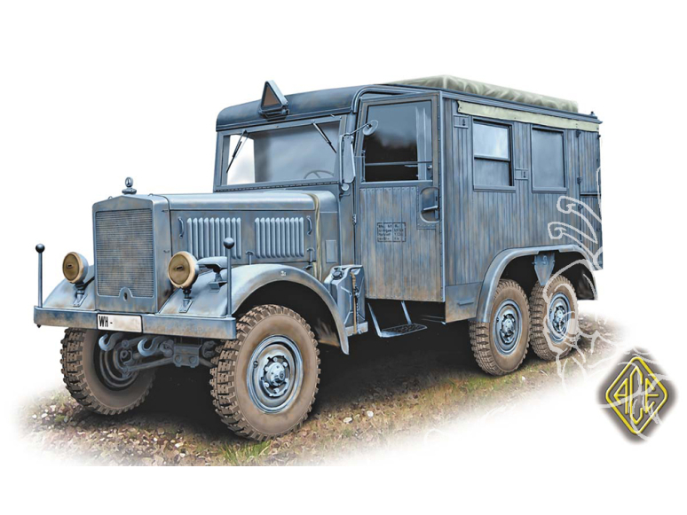 Ace Maquettes Militaire 72579 Funkkraftwagen Kfz.62 Camion radio 1/72