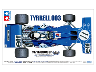 Tamiya maquette voiture 12054 Tyrrell 003 1971 GP Monaco 1/12