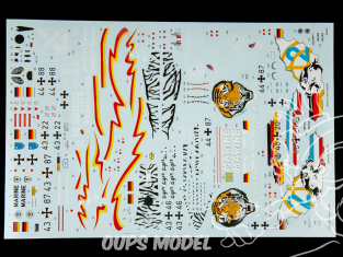 MODEL 4D &ndash; Kit Modellismo Aereo/Helicoptere 1/115 1/125 1/152 1/160 1/165 1/235