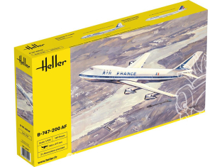 HELLER maquette avion 80459 Boeing 747 Air France 1/125