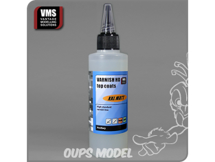 VMS AX.15M Varnish HD Top coats XXL Matt - Vernis HD XXL Matt 100ml