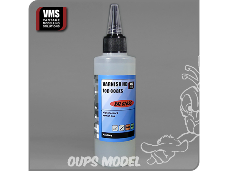 VMS AX.15G Varnish HD Top coats XXL Gloss - Vernis HD XXL Brillant 100ml