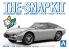 Aoshima maquette voiture 56295 Toyota 2000GT Thunder silver metallic SNAP KIT 1/32