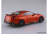 Aoshima maquette voiture 56387 Nissan GT-R R35 Ultimate shiny orange SNAP KIT 1/32