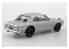 Aoshima maquette voiture 58824 Nissan Skyline 2000GT-R Silver SNAP KIT 1/32