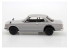 Aoshima maquette voiture 58824 Nissan Skyline 2000GT-R Silver SNAP KIT 1/32