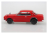 Aoshima maquette voiture 58848 Nissan Skyline 2000GT-R Red SNAP KIT 1/32